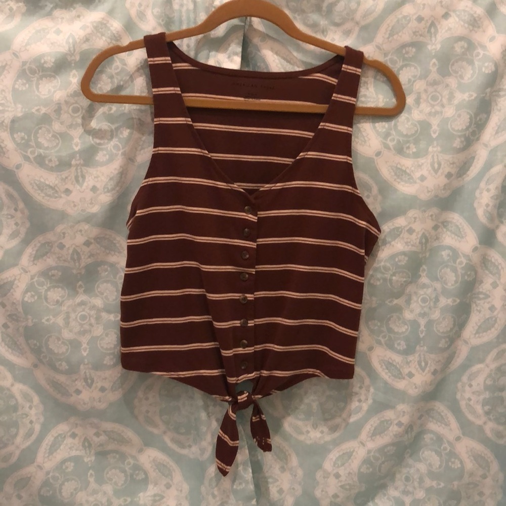 American Eagle brown tank top